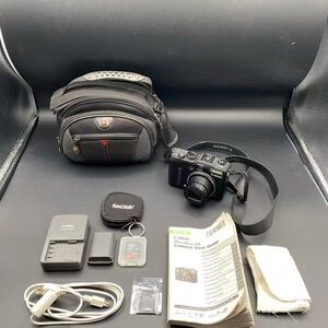 Canon Black Digital Camera with Accessories Kit